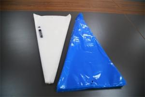 China HDPE LDPE Plastic Decorating Piping Bag Disposable Throw Away Clear Blue Color factory