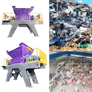 Industrial Waste Recycling Metal Shredder with Electronic and Pallet Recycling