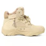 Breathable Waterproof Low Cut Tactical Boots With Zipper Oil Resistant