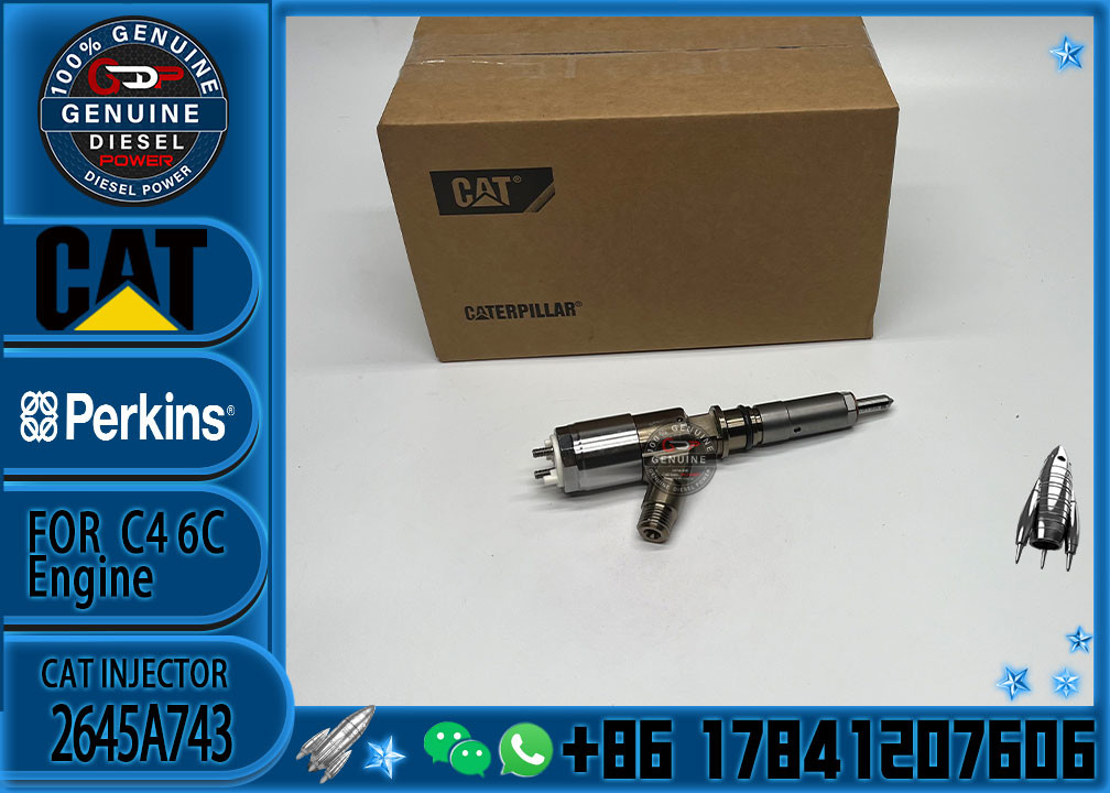 New Diesel Fuel Injectors nozzles 321-0990 2645A743 10R-7668 2645A705 2645A709 injector for Caterpillar C6.6 Perkins 110