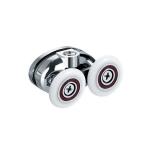 Set Of 2 Double Butterfly Shower Door Rollers A039 Pulley 6/8mm Glass Door