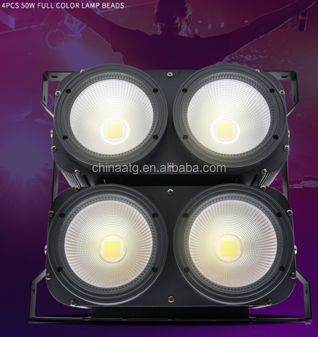 COB400W 4 Eyes Vegetable Par Light Bar Flash lights For Stage And Dance Floor