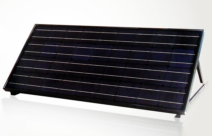 Foldable Solar Panel Black Solar PV Panels 30mm*25mm Thickness Aluminum Frame