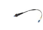 IP67 MPO Patch Cable Black Color 500 Cycles High Durability Long Mechanical Life