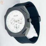 Casual Wrist Watch Chronograph Waterproof Luminous Calendar Silicon Band Men