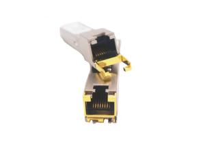 China Copper 10Gbps 10G SFP Transceiver HD-10GLC-T RJ45 Port SFP Max 20M factory