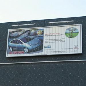 China outdoor and indoor aluminium rotating advertising billboard factory