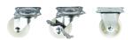 3 Inch Transparent Caster Wheel Top Plate With Swivel And Brake For Furniture