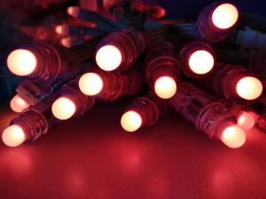 China Red Outdoor IP67 DC5V 12MM LED Pixel Light For Channel Letters factory