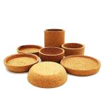 FDA BSCI Natural Cork Base Ceramic Mug Cork Bottom Antiscratch Coasters