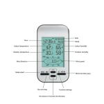 Size 14*8.5*2.5CM Wireless Crane Equipment For Outdoor Wind Direction Speed