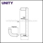 Entry Door Pull Handles Aluminum Or Hollow Metal , Industrial Pull Handles
