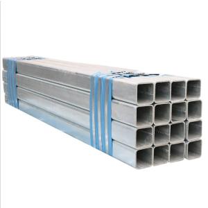 China Crowd Control Barrier Fence 4x4 Galvanized Square Metal Fence Post for Roadway Safety factory