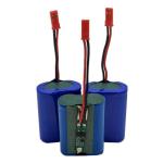 Rechargeable Lipo Solar Lithium Ion Battery Pack 7.4 1200mah Eco Friendly