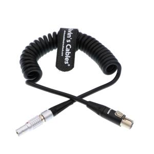 China ARRI RED Cameras 12V Monitor Power Cable Lemo 2 Pin Male to Mini XLR 4 pin Female factory
