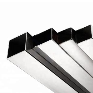 China Polished AISI Stainless Steel Pipe GB JIS 304 DIN EN Square Rectangle Tube on sale