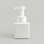 White Square 42mm 8.45oz Foam Pump Bottle