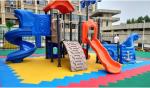 15mm Thickness Interlocking Sports Tiles 12 Colors Temporary Sports Flooring