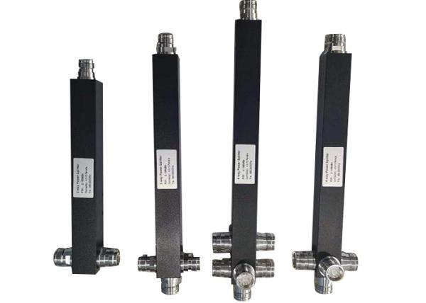 698-3800MHz Black Square 4.3/10 Mini Din Female 2/3/4 Way RF Power Divider