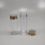 Acrylic 40ml 50ml Transparent Vials for Saffron Cordyceps Vitamin Capsules Eco