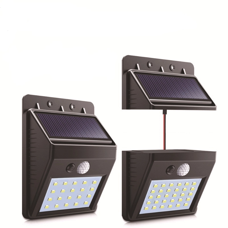 300lm PIR Solar Powered Motion Lights 6500k Pir Exterior Wall Lights