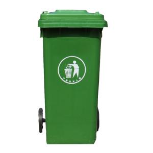 China plastic sanitary outdoor dustbin with logo factory