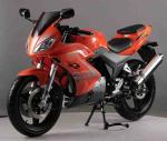 Yamaha Honda Suzuzki Motorcycle Motorbile Motor 250cc Orange Drag Racing