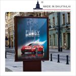 ISO9001 Alu 110V Light Box Advertising Displays