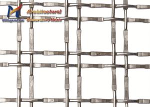 China 2.0mm Ceiling Architectural Woven Wire Mesh Electrolytic Polishing factory