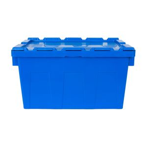 Heavy Duty Logistic Nestable Stackable Plastic Storage Moving Boxes with Folding