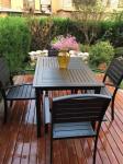 WPC Furniture Set Anti-Corrosion Patio Outdoor Outdoor Leisure Balcony Garden