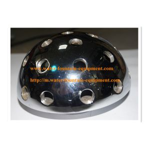 Copper / Brass Chromplated Water Fountain Nozzles Half Dandelion / Ball