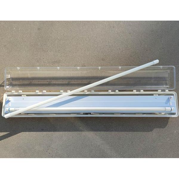 1x48 Explosion Proof LED Tube Light 115Lm/W ABS Housing for Hazardous Industrial Areas
