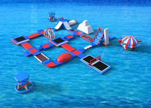 China Entertainment Aqua Giant Inflatable Water Park Obstacle Course Large Water Inflatables factory