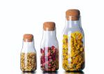Clear Heat Resistant Empty Glass Jars 150-600ml Capacity Customized Logo