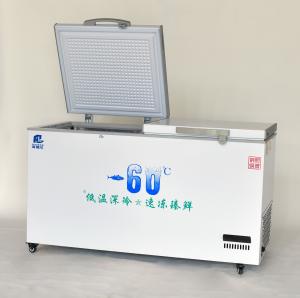 China 178L-1580L Large Capacity Deep Horizontal Seafood Ultra low Chest Horizontal Freezers factory