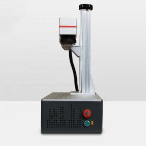 China Portable Laser Fiber Marking Mahine For Metal Mark Number Picture Mark factory