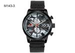 PU Leather Strap Precision Quartz Watch Brown Black Red Optional