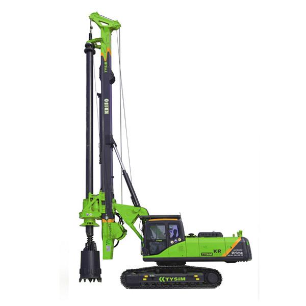 Hydraulic Rotary Piling Equipment Drilling Rig Kr150A 16175mm Operating Height