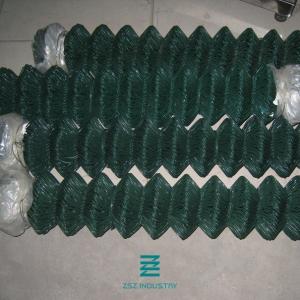 China Welded Barbed Wire Mesh Fence Rolls Outer Pvc Coated Galvanized treatment factory