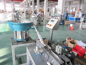 China Bottle End Cap Assembly Machine Automatic Put Liner Safe Ring 60 - 100 /Min factory