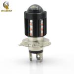 White Yellow Doule Color LED Motorcycle Lamp H4 Headlight MINI Driving Bulb