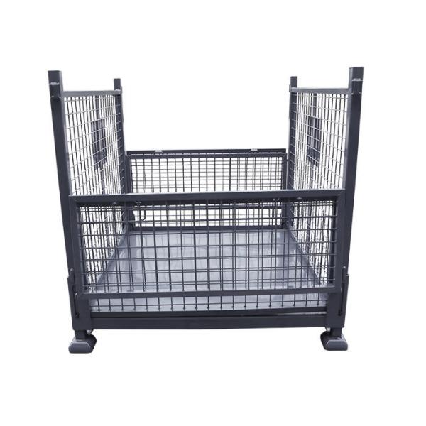 China Stackable Galvanised Stillages Pallet Cage For Automotive Storage factory