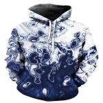 Hip-Hop Graffiti Print Men's Hoodies Hooded Sweatshirts Pullover Unisex