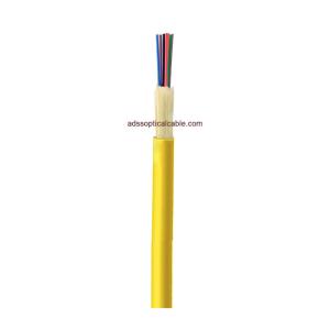 China Indoor Distribution 2 Core Fiber Optic Cable Single Mode G652D 9/125 GJFJV factory
