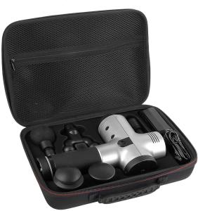 China Thermoformed EVA Massage Gun Case , Zipper Hard Storage Carrying Case factory