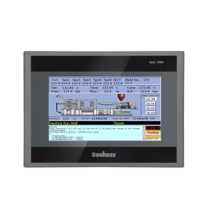 Linux System 7'' Touch Screen Panel PLC HMI All In One 8 Channel High Speed