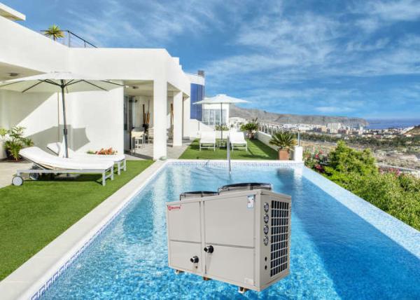 Meeting 19 years factory high efficient 50KW air to water heat pump swimming