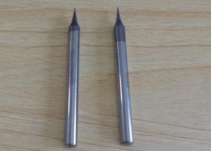 China 4 Flutes 1.0mm Micro Solid Carbide End Mill AlTiN Coating factory