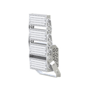 China Adjustable L Shape Bracket Outdoor Fixture Football Court Lighting 1000 Watt Modular LED Flood Light factory